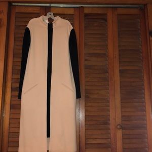 Vintage wool tan/black dress-New